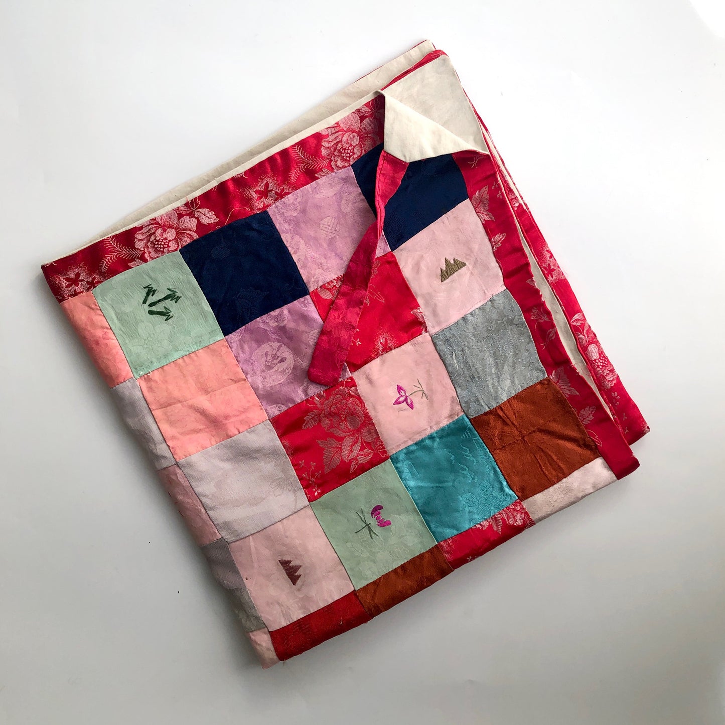 シルクと綿のポジャギ a