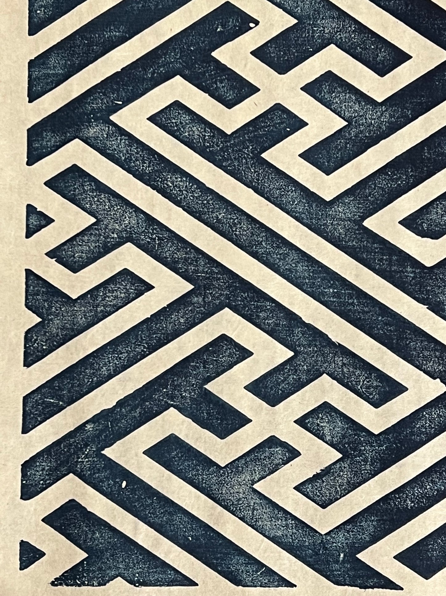 襖紙紋様木版画(その1)