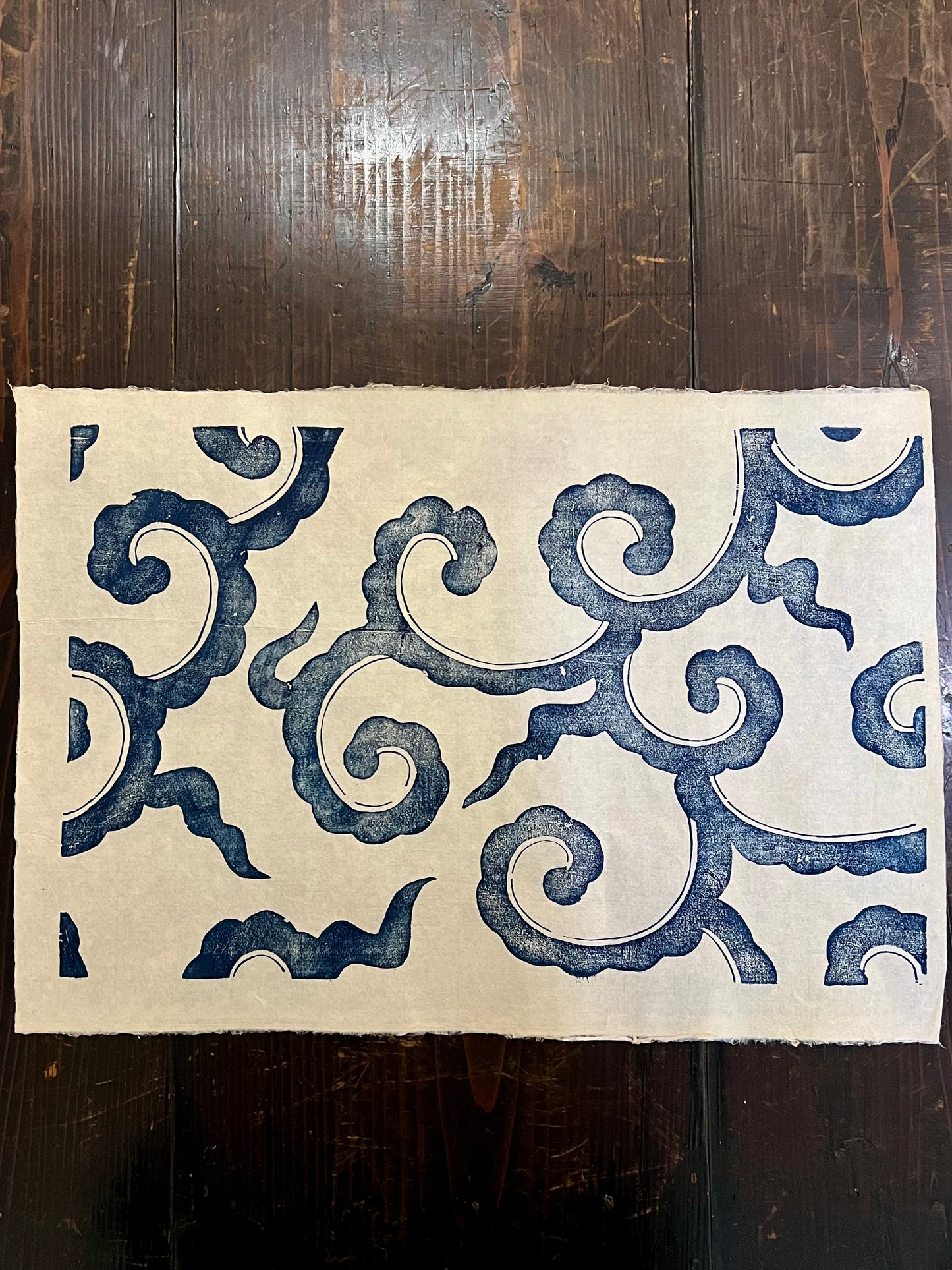 襖紙紋様木版画(その2)