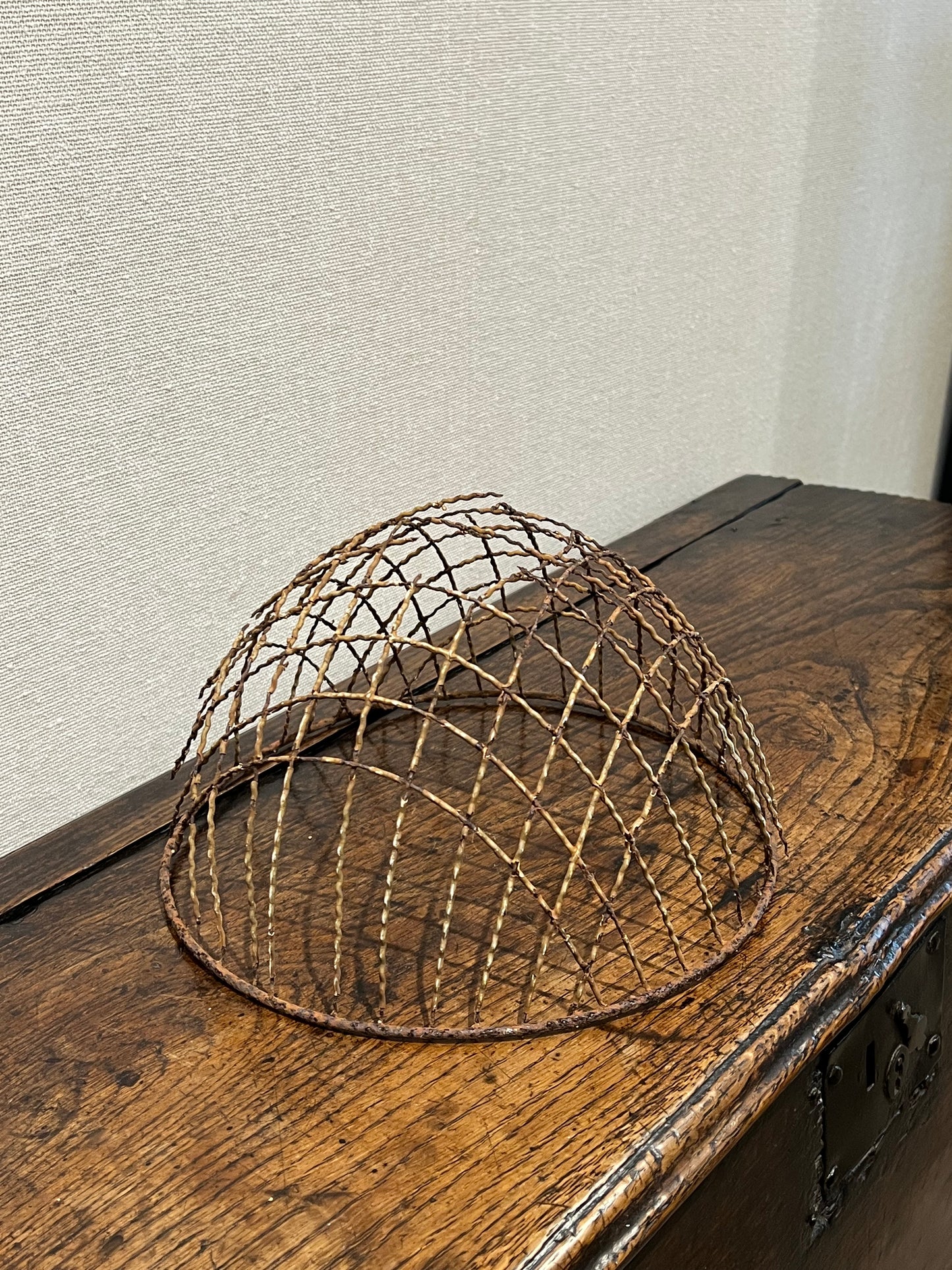 スピンオフ花器展(その3：鉄製ワイヤー籠)