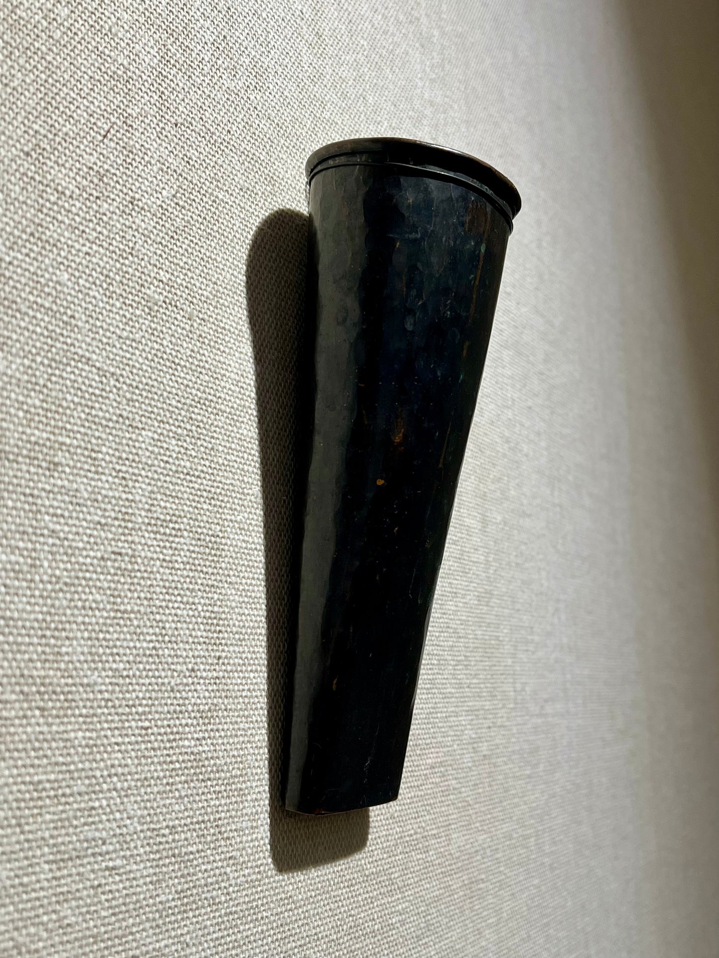 スピンオフ花器展(その1：銅製楔形)