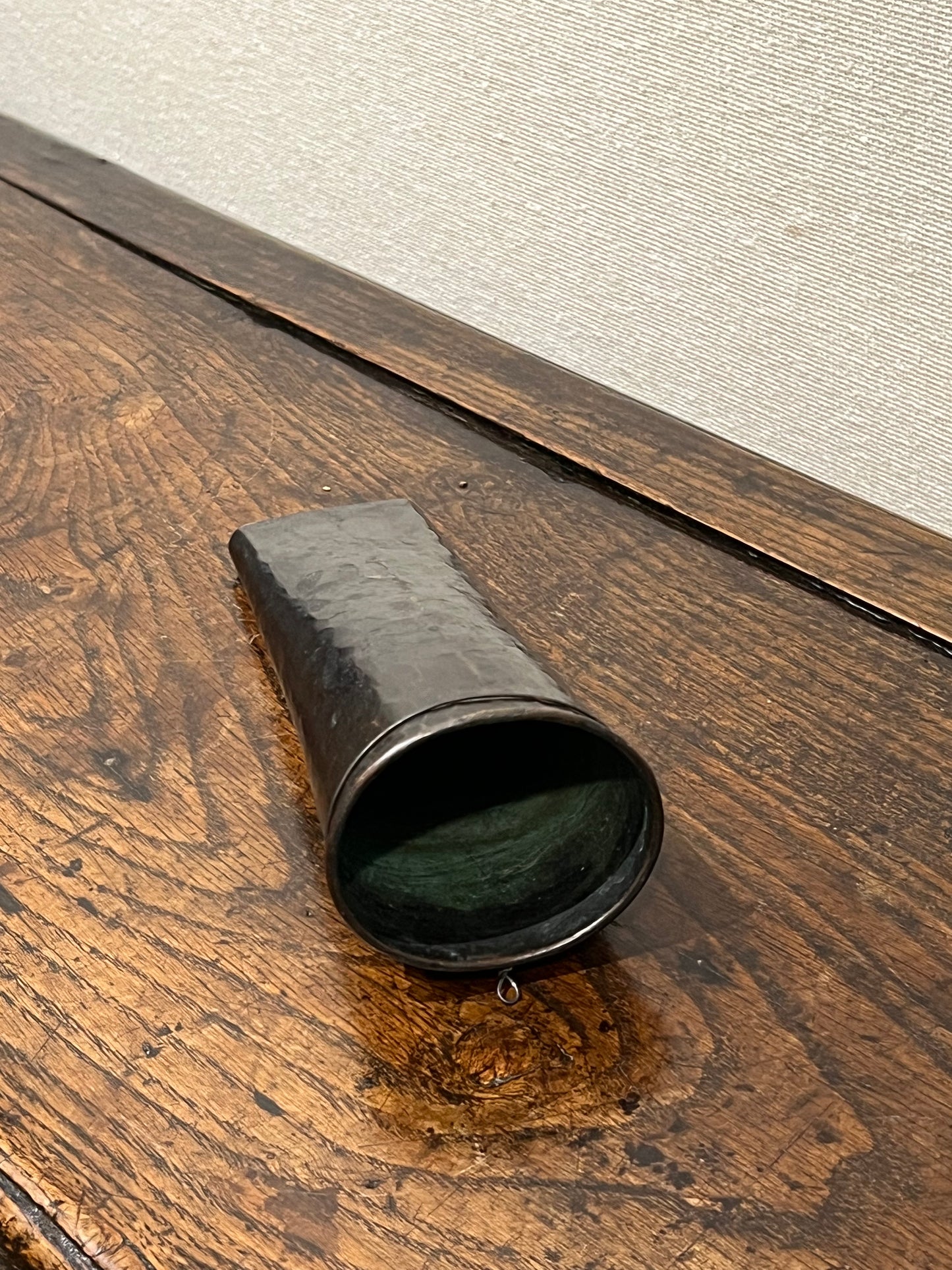 スピンオフ花器展(その1：銅製楔形)