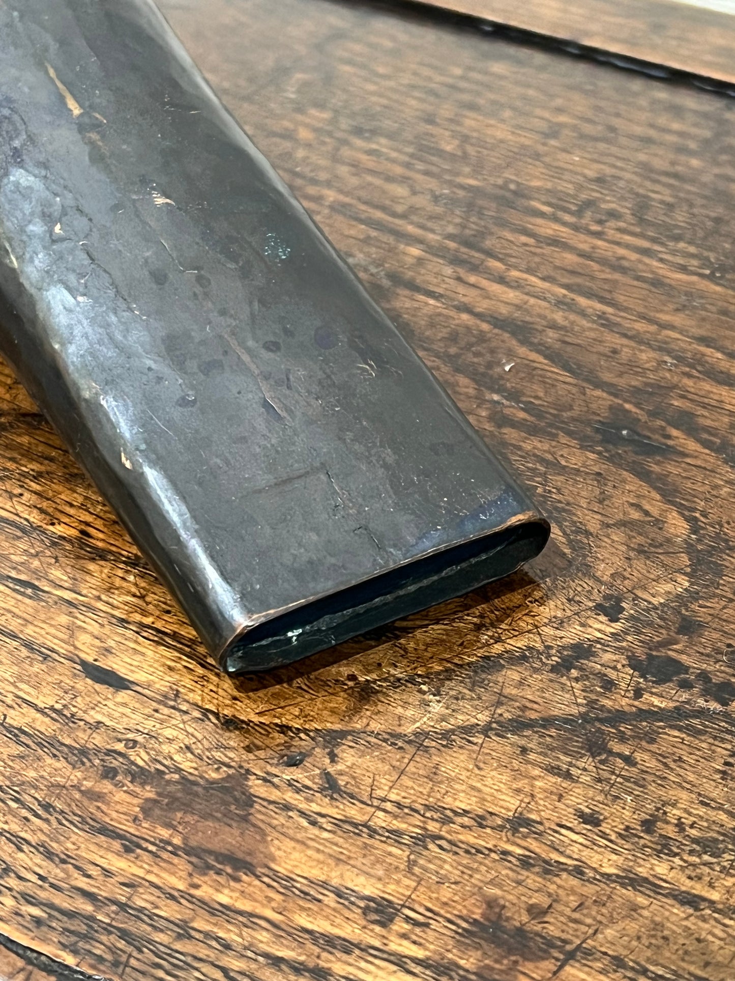 スピンオフ花器展(その1：銅製楔形)