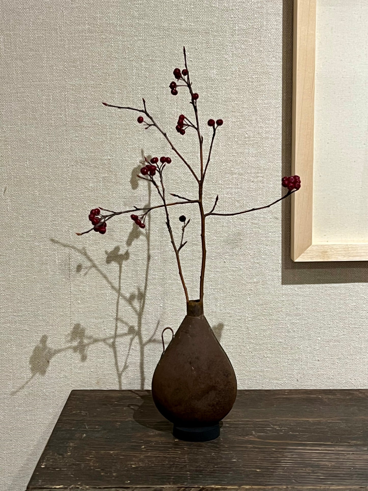 スピンオフ花器展(その6：鉄製火薬入れ)