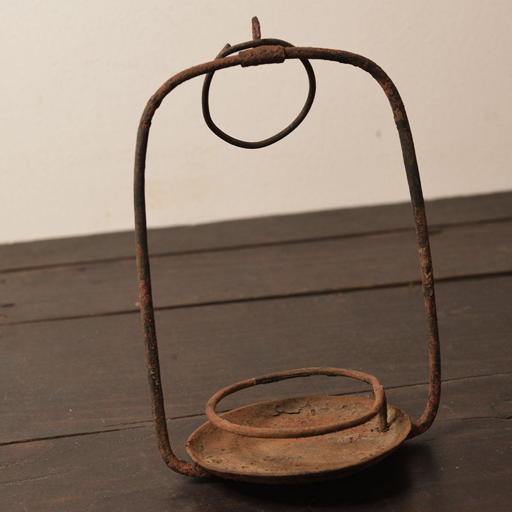 No.4228	鉄燈火器　江戸〜明治時代