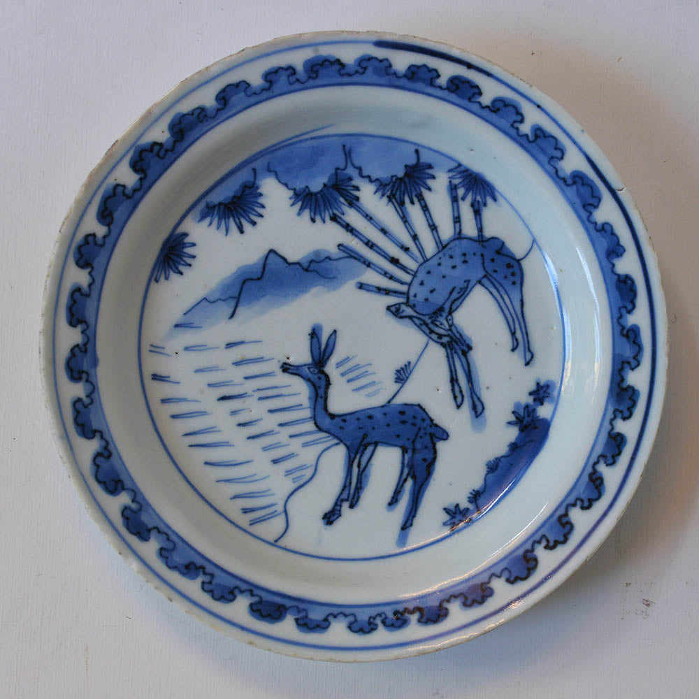 中国明時代末期清時代早期染付大碗 中国明時代末期清時代早期染付大碗 【公式通販】