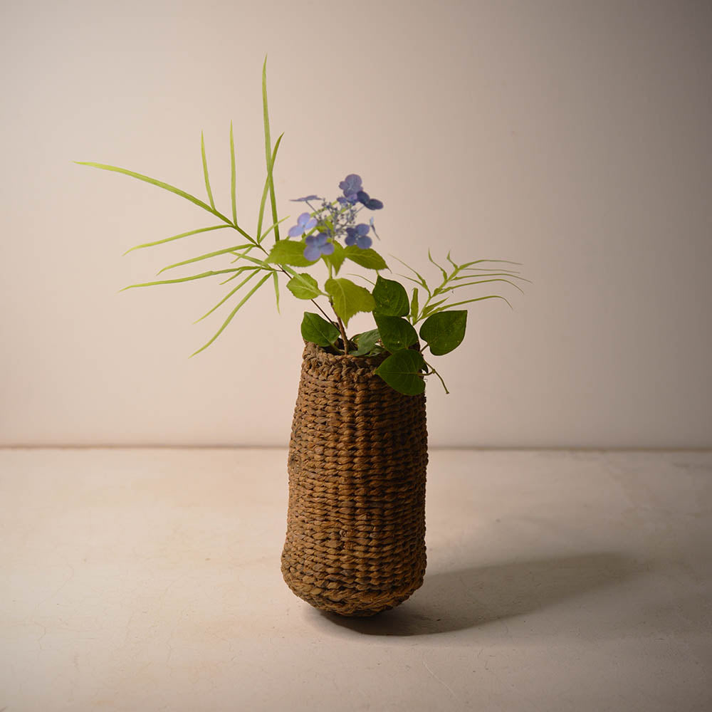 No.8092 李朝筒形藁籠　朝鮮王朝時代（19世紀）