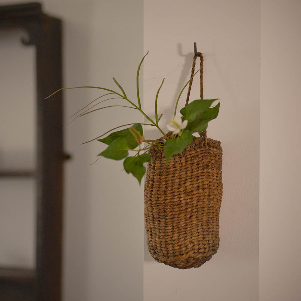 No.8092 李朝筒形藁籠　朝鮮王朝時代（19世紀）