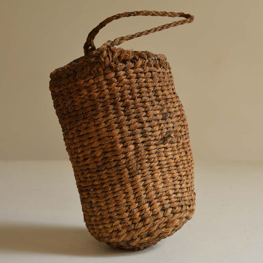 No.8092 李朝筒形藁籠　朝鮮王朝時代（19世紀）