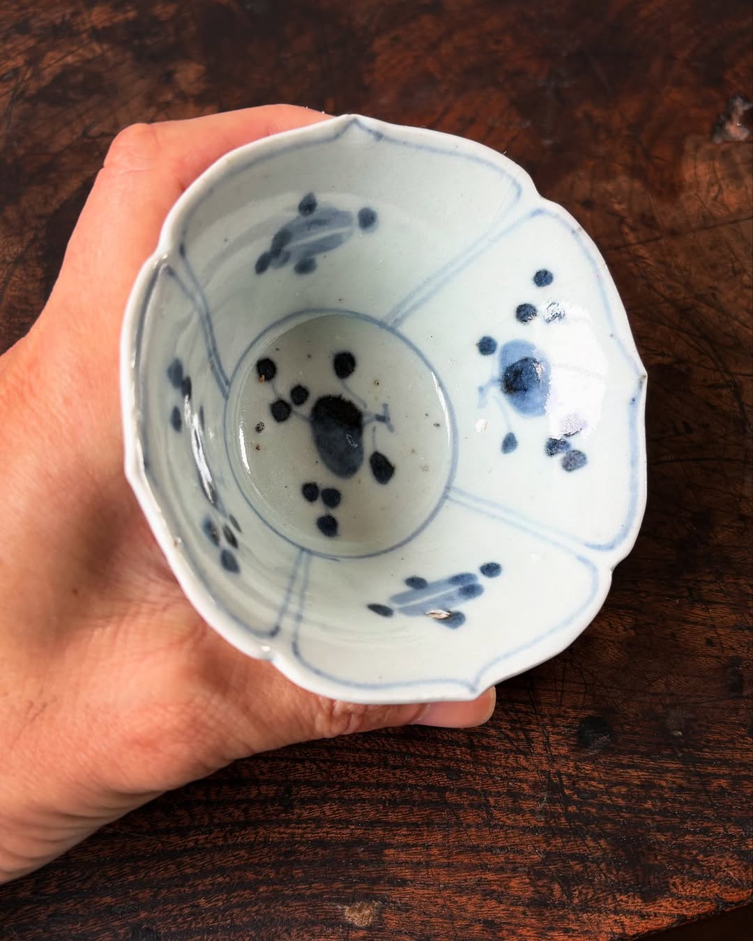 古物）白磁　酒杯　盃　向付　古伊万里 古物）白磁酒杯盃向付古伊万里