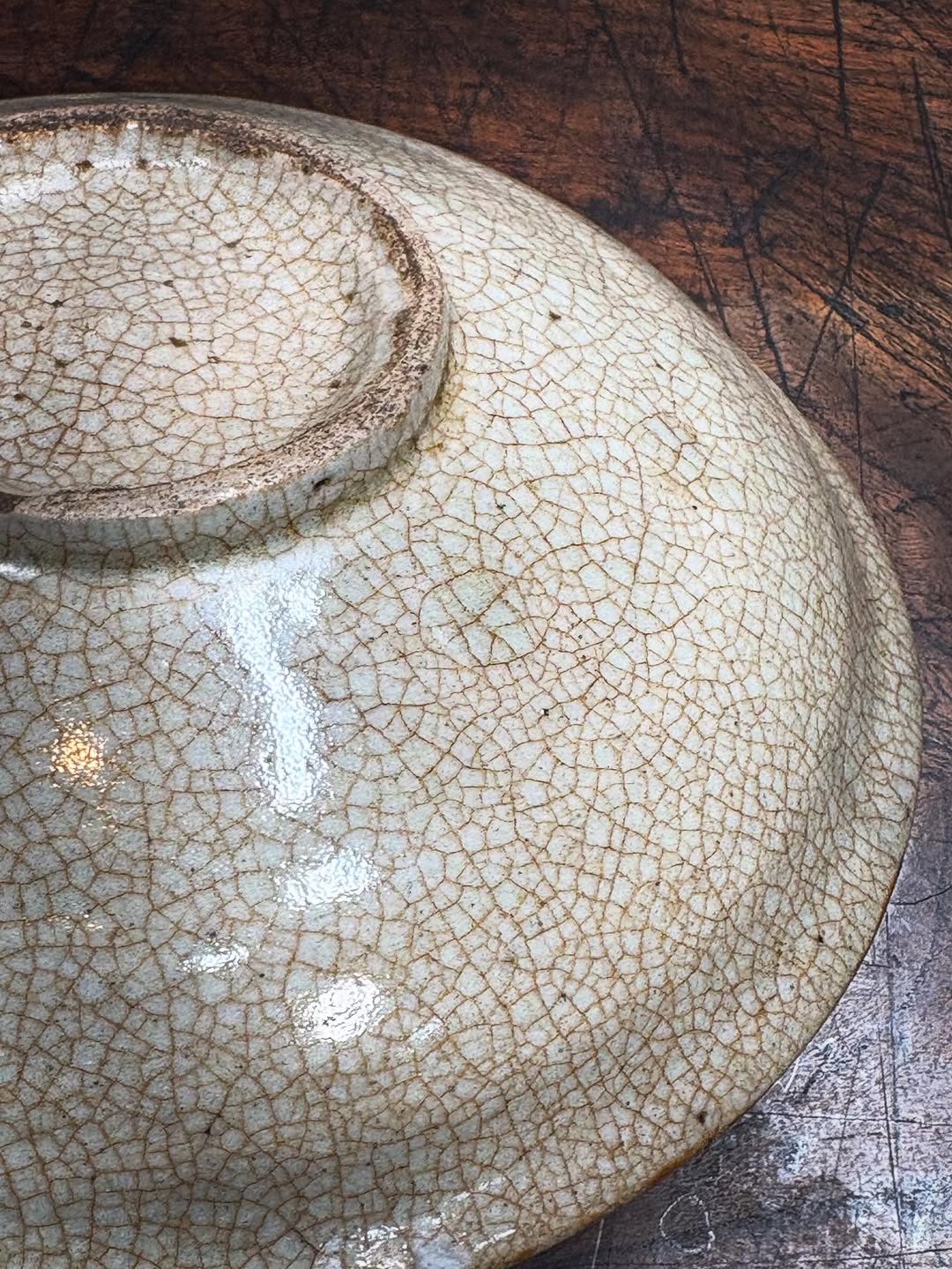 初期伊万里辰砂瓜文皿