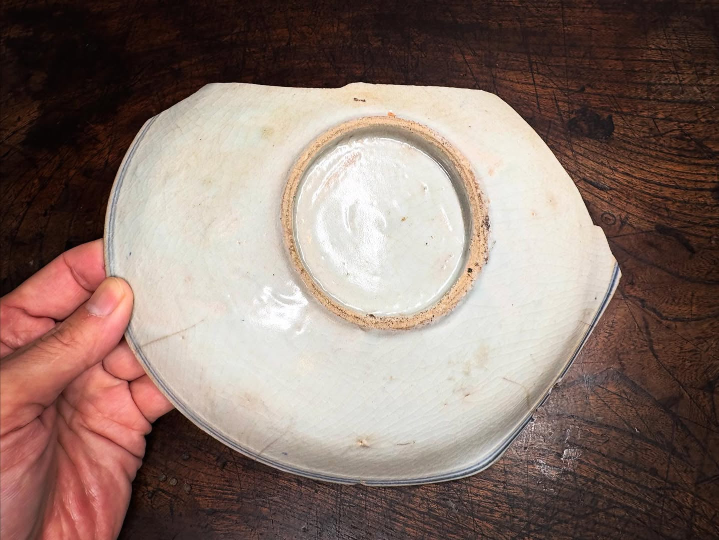 初期伊万里　月兎文陶片