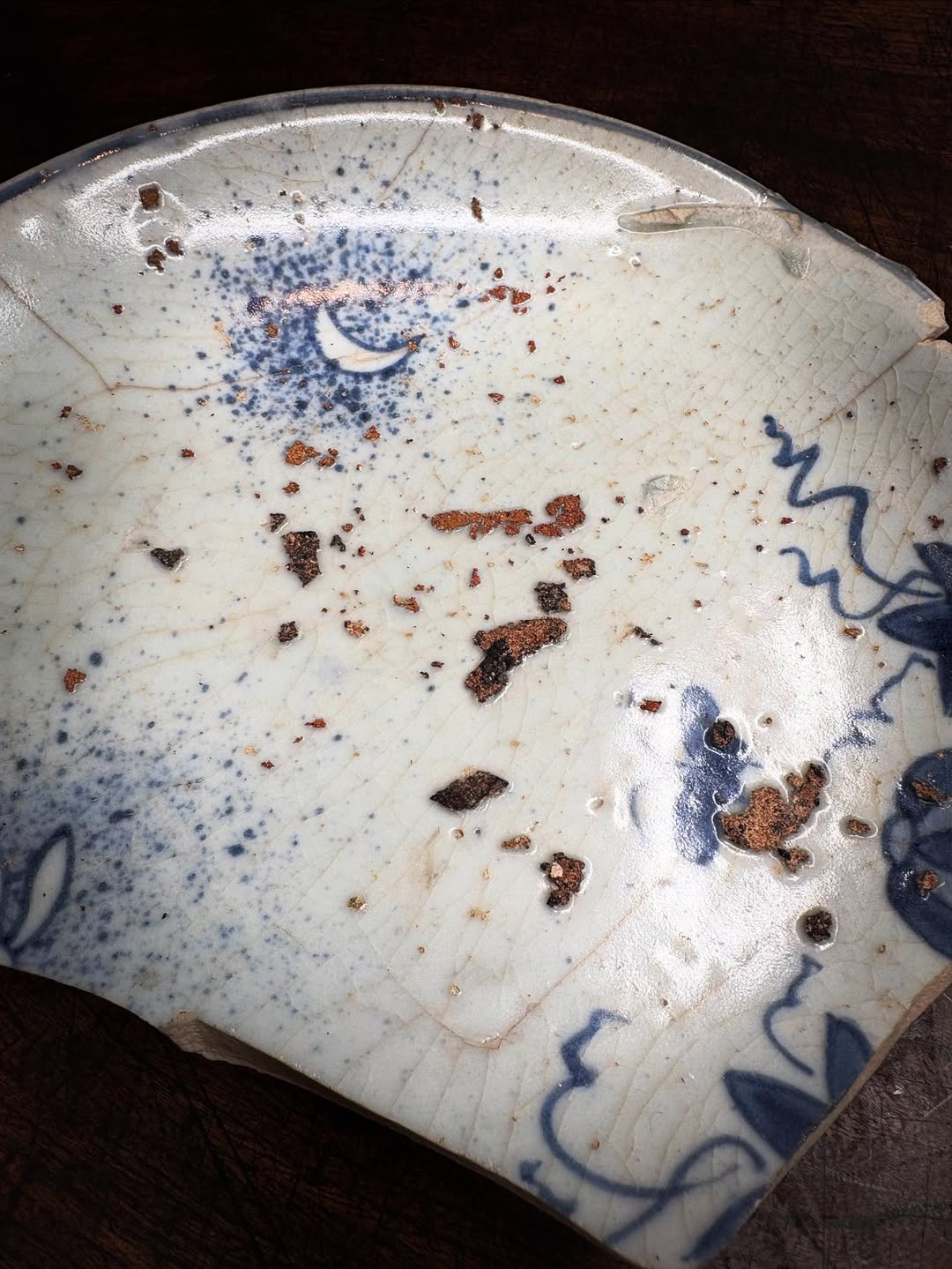 初期伊万里　月兎文陶片