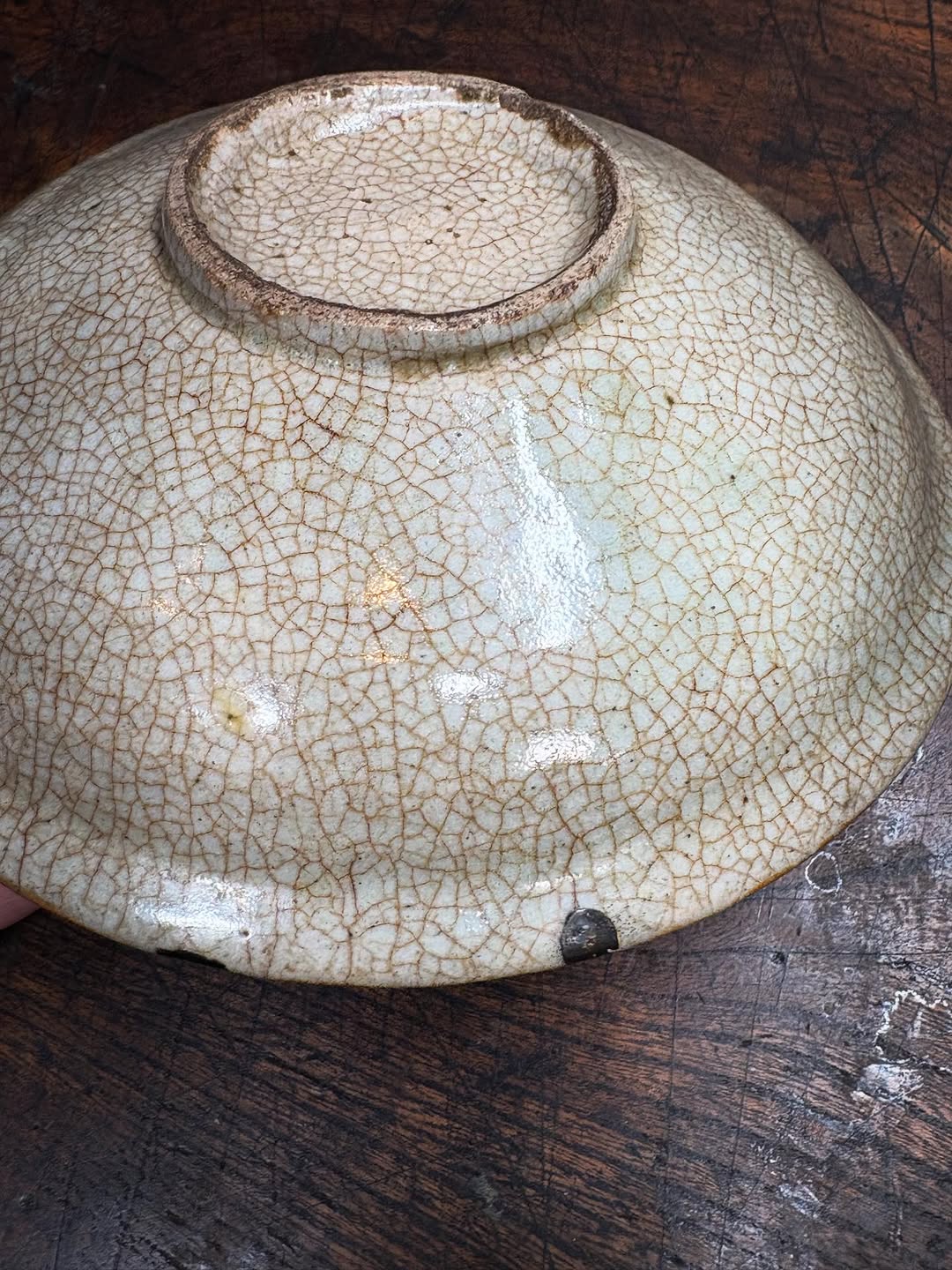 初期伊万里辰砂瓜文皿